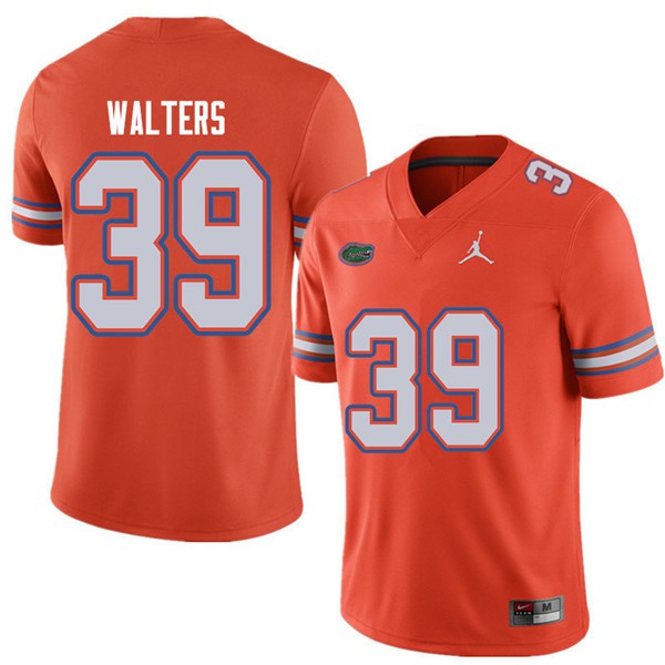 Jordan Brand Men #39 Brady Walters Florida Gators College Football Jerseys Orange